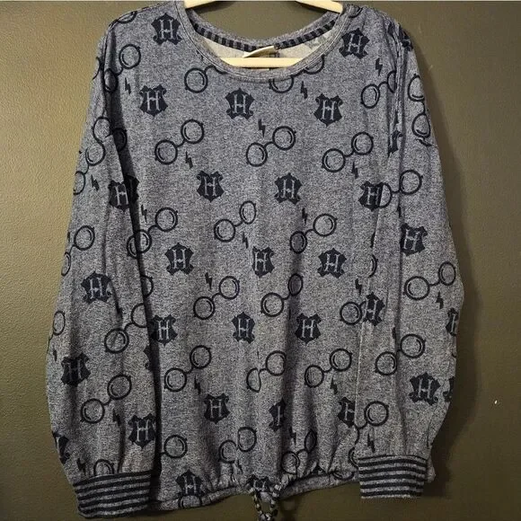 Harry Potter Drawstring Hem Pullover - Picture 2 of 6